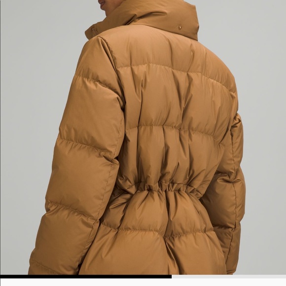 NWT LULULEMON Wunder Puff Jacket long size 4 bold beige PERFECT SIZE 4 gorgeous - Picture 4 of 9